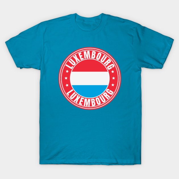 Luxembourg T-Shirt by footballomatic